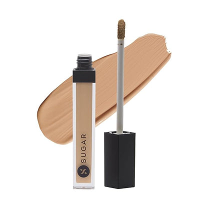 SUGAR Cosmetics - Magic Wand- Waterproof Concealer - 45 Con Panna (Medium Beige Concealer with Golden Undertone) - Long Lasting, Water-proof Concealer, Lasts Up to 8 hours