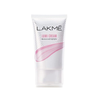 Lakme Lumi Cream - Face cream with Moisturizer + Highlighter, enriched with Niacinamide & Hyaluronic Acid - Dewy Rose, 60g