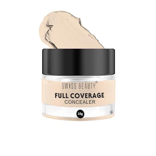 Swiss Beauty Full coverage Concealer, Face Makeup, Fair, 10gm