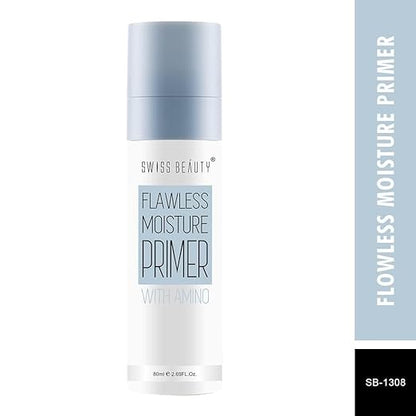 CREATIVE HUB Swiss Beauty Flawless Moisture Primer with amino, 80ml (pack of 1)