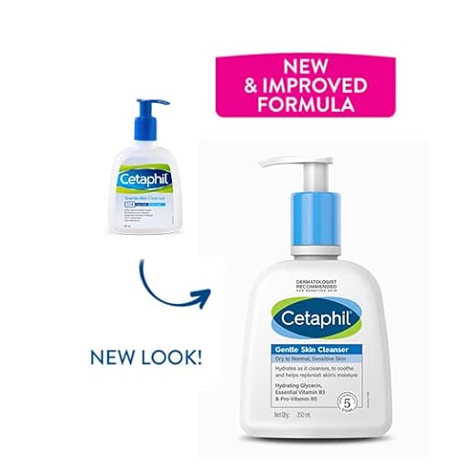 Cetaphil Gentle Skin Cleanser 250 ml and DAM 100g Combo