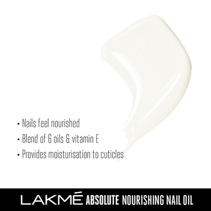 PACK OF 2 LAKMÉ Absolute Nourishing Nail Oil, 12 ml