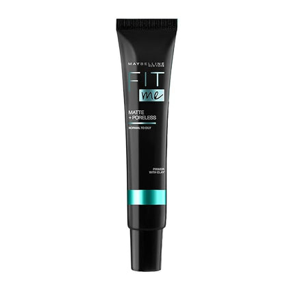 Maybelline New York Fit Me Matte + Poreless Primer, Oils Absorbing, Blurs Pores, Long-lasting upto 16 hrs, 30 ml