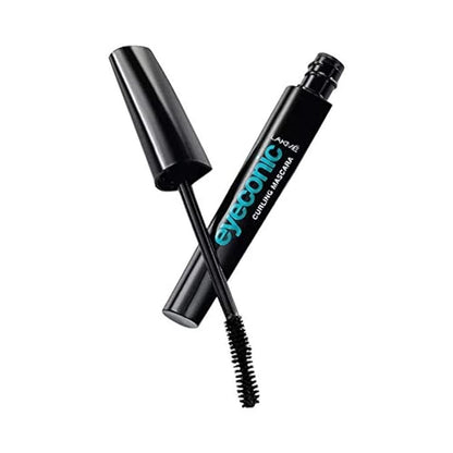 PACK OF 2 Lakme Eyeconic Curling Mascara, Black, Waterproof Mascara with Smart Curl Brush for Voluminous Lashes - Smudge Proof Eye Makeup, 9 ml