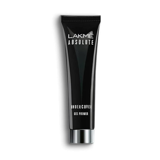 Lakme Absolute Under Cover Gel Face Primer, Transparent Makeup Primer to Prep Skin for Smooth & Long Lasting Makeup - Moisturizing Makeup Base, 30 g