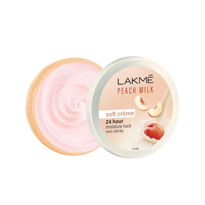 Lakmã© Peach Milk Soft Creme, Light Weight With 24Hr Moisture Lock Cream, 250 G