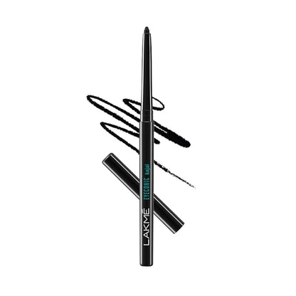 Lakme Eyeconic Kajal, Matte Kohl, Waterproof, Smudgeproof & Long Lasting Kajal Pencil , Deep Black, 0.35 g