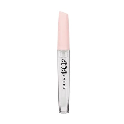 SUGAR POP High Shine Lip Gloss - 02 Cotton Candy (Light Pink) For Soft & Dewy Lips, Glossy Finish Enriched With Vitamin E, Jojoba Oil & Shea Butter, Richly Pigmented & Longlasting, 3.5ml