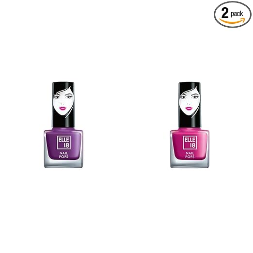 ELLE 18 NAIL POPS 195 5ML & ELLE 18 NAIL POPS 196 5ML Combo