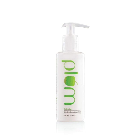 Plum Hello Aloe Gentle Cleansing Lotion | For Dry, Very Dry Skin | Hydrates the Skin | Argan Oil | 100% Vegan | Paraben Free | 200ml