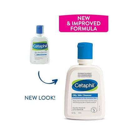 Cetaphil Oily Skin Cleanser 125ml and DAM 100g Combo