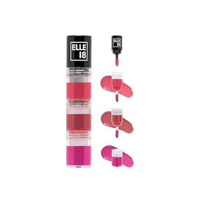 Elle 18 Lip Stack | 3 in 1 Liquid Lipstick | Date Night, 5g