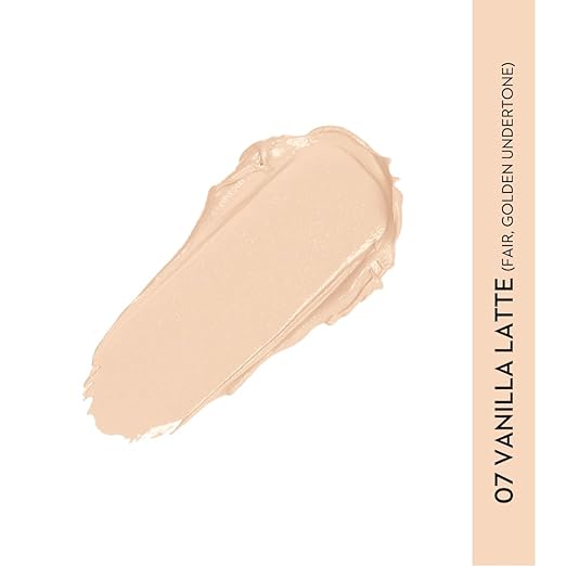 SUGAR Cosmetics Mettle Cream To Powder Foundation, Matte, 07 Vanilla Latte (Fair, Golden Undertone) - 12 g