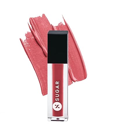 SUGAR Cosmetics - Smudge Me Not - Liquid Lipstick - 08 Wine And Shine (Sangria) - 4.5 ml - Ultra Matte Liquid Lipstick, Transferproof and Waterproof, Lasts Up to 12 hours