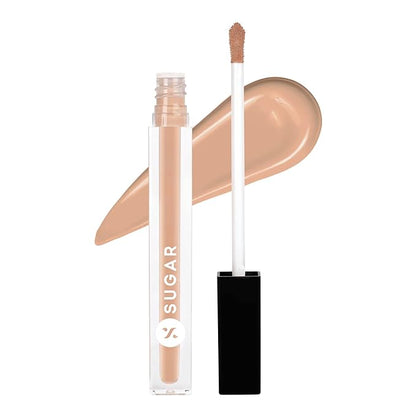 SUGAR Cosmetics Auto Correct Creaseless Concealer - 45 Con Panna (Dusky Skin Tone, Golden Undertone)