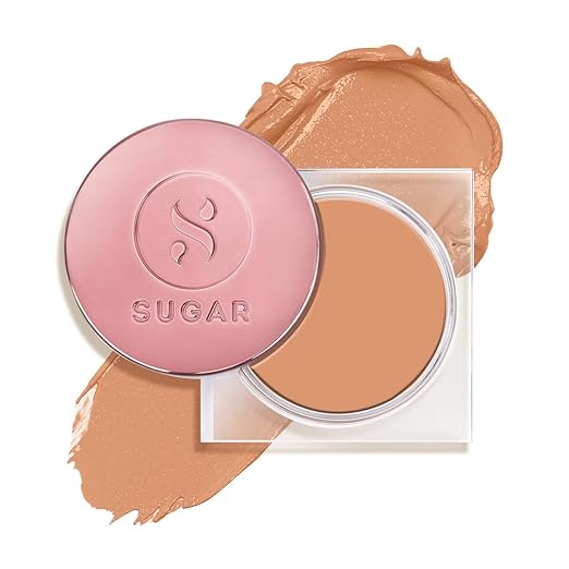 SUGAR Cosmetics Mettle Cream To Powder Foundation, Matte, 37 Freddo (Medium Beige, Golden Peach Undertone) - 12 g