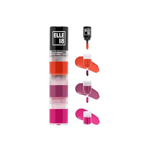 Elle 18 Lip Stack | 3 in 1 Liquid Lipstick | Music Fest, 5g