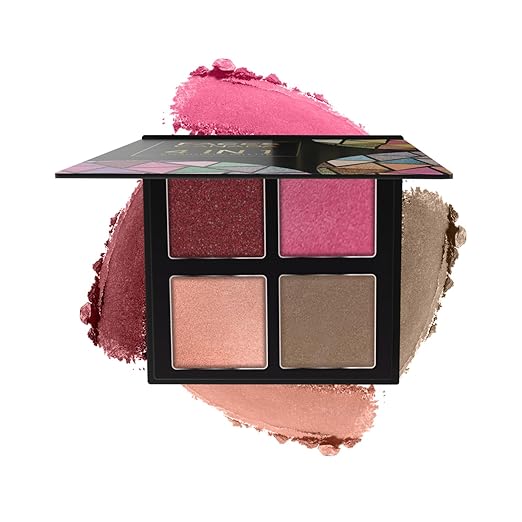 FACES CANADA 4 IN 1 Quad Eyeshadow Palette - Make'em Envy 05, 4.8g | Shimmer & Matte Shades | Satin Matte Finish Eye Shadow Quartet | Intense Pigment | Long Lasting | Vitamin E Enriched | Vegan