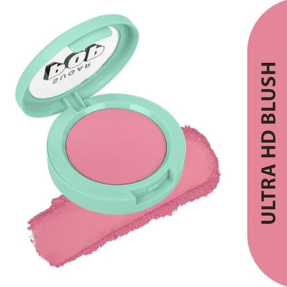 SUGAR POP Ultra HD Blush - 03 Carnation (Blush Pink) | Ultra Matte and Super Blendable | Natural Glow | Highly Pigmented | Dramatic Colour | Long-Lasting | 5 gm