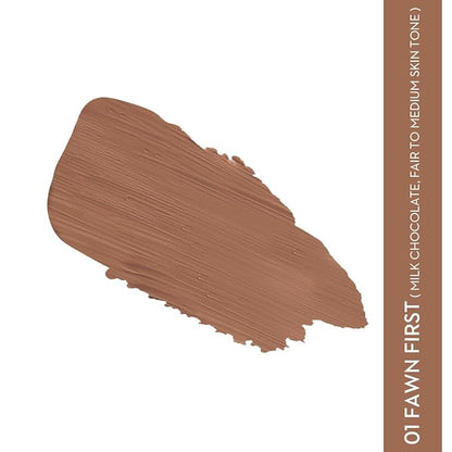 SUGAR Cosmetics - Face Fwd >> - Contour Stick - 01 Fawn First (Milk Chocolate Brown Contour) - Longlasting Formula, Lightweight, For Easy Contouring