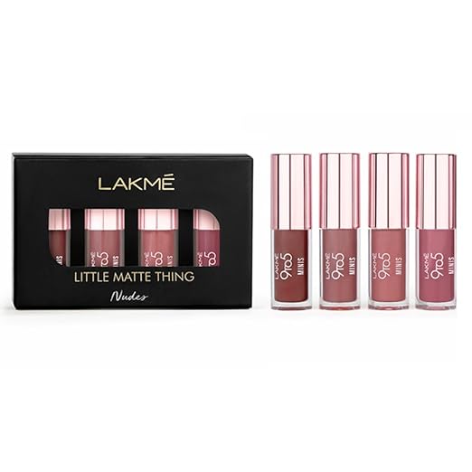 PACK OF 4 Lakme Lipstick (Matte)