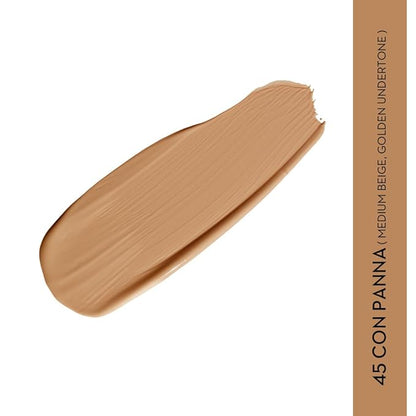 SUGAR Cosmetics - Magic Wand- Waterproof Concealer - 45 Con Panna (Medium Beige Concealer with Golden Undertone) - Long Lasting, Water-proof Concealer, Lasts Up to 8 hours