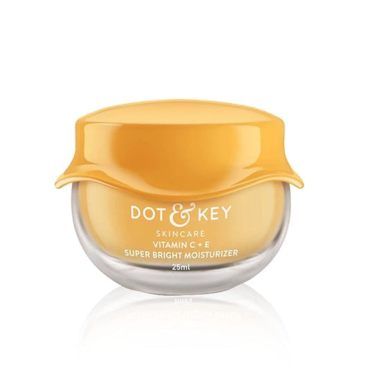 PACK OF 2 Dot & Key Vitamin C + E Sorbet Super Bright Moisturizer for Face | Vitamin C Face Cream For Glowing Skin | Fades Pigmentation & Dark Spots, Reduces Skin Dullness | Oil Free & Lightweight | For All Skin Types | 25ml