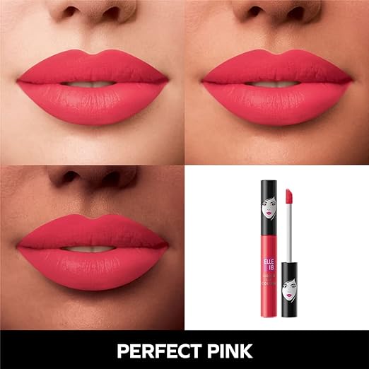 Elle18 Liquid Matte Lip Color||Perfect Pink