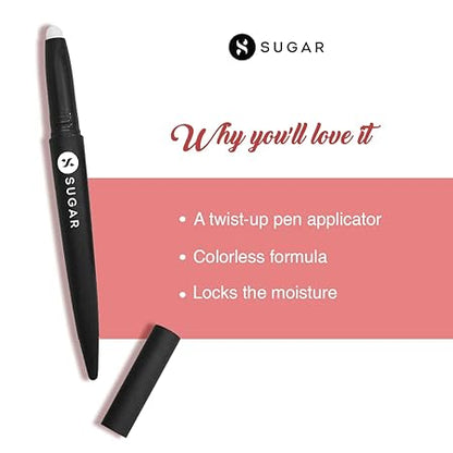 SUGAR Cosmetics - Seal The Show - Lip Primer - Lightweight Lip Primer with Hydrating Finish, For Longevity of Lip Colour