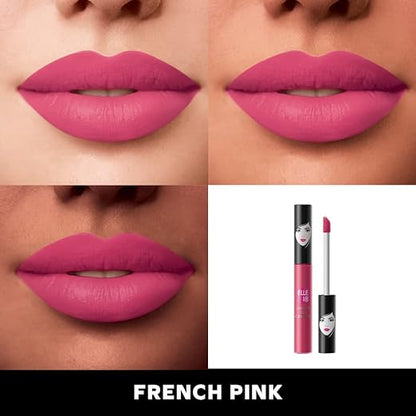 Elle18 Liquid Matte Lip Color||French Pink