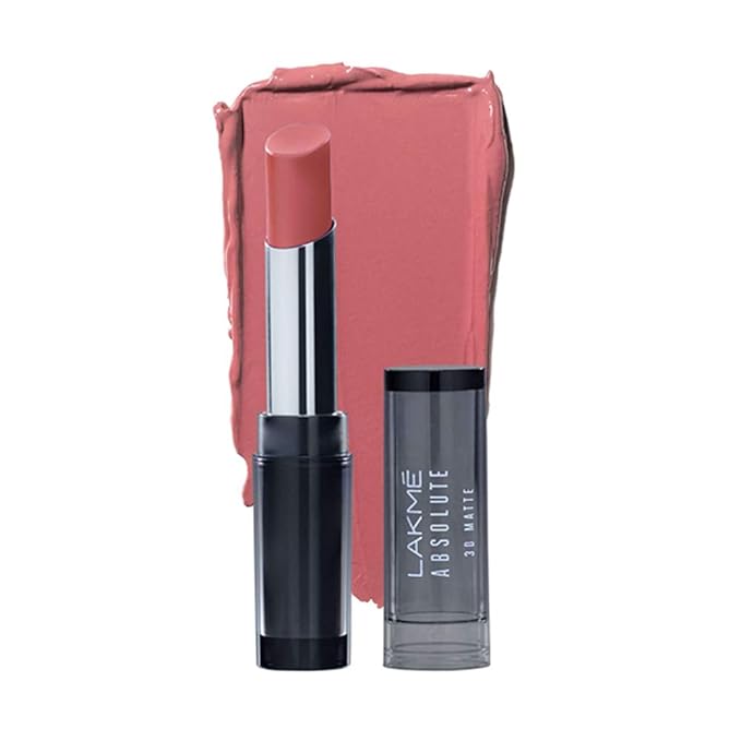 Lakme Absolute 3D Lipstick, Elegant Pink, 3.6 g