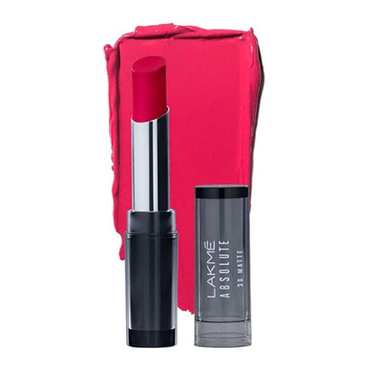 Lakme Absolute 3D Lipstick, Pink Passion, 3.6 g