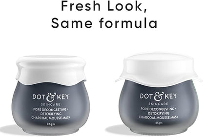 Dot & Key Pore Decongesting and Detoxifying Charcoal Mousse Clay Mask