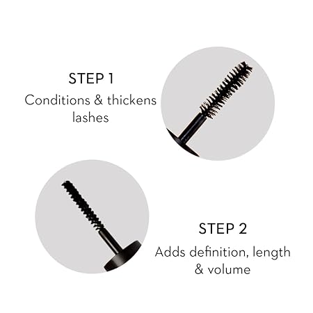 SUGAR Cosmetics - Double Date - Extreme Volume Mascara - 01 Blackjack (Black Mascara)- Ultra-Thick Mascara for Dramatic Eyelashes, Transfer Proof, Lasts Up To 24 Hours