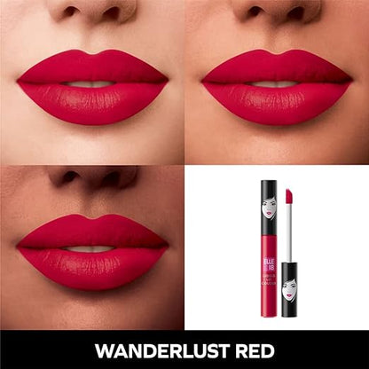 Elle18 Liquid Matte Lip Color||Wanderlust Red