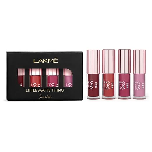 PACK OF 4 Lakme Lipstick (Matte)