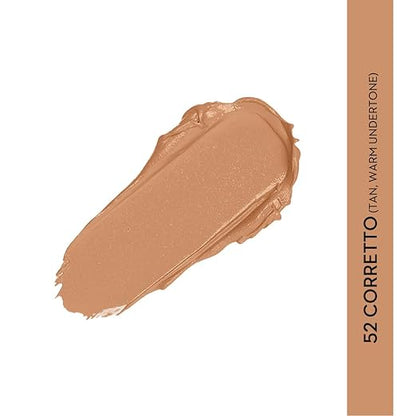 SUGAR Cosmetics Mettle Cream To Powder Foundation, Matte, 52 Corretto (Tan- Yellow Undertone) - 12 g