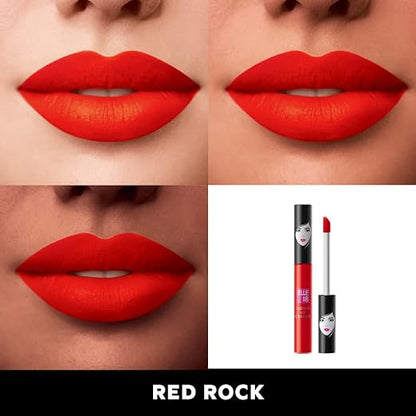 Elle18 Liquid Matte Lip Color||Red Rock