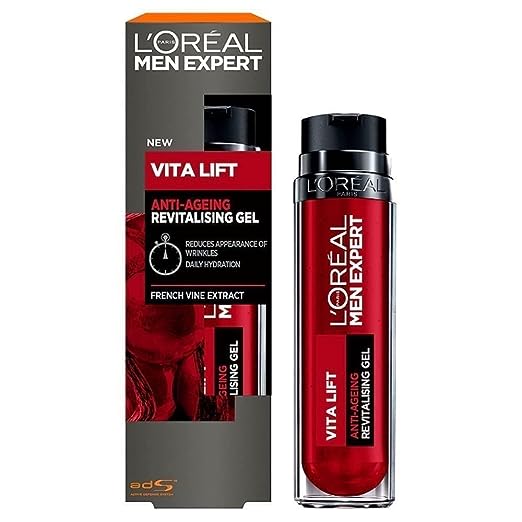 Vita Lift Anti-Wrinkle: L'Oreal Men Expert Vita Lift Anti-Wrinkle Gel Moisturiser, 50 ml