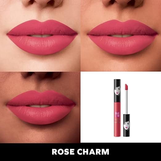 Elle18 Liquid Matte Lip Color||Rose Charm