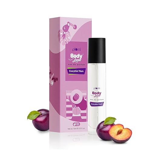 Plum BodyLovin' Everythin' Plum Eau De Parfum| Long Lasting & Premium Fruity Fragrance | Luxury Perfume For Women | Plum, Jasmine & Vanilla Notes| Travel-Friendly | High On Fun (15 ml)