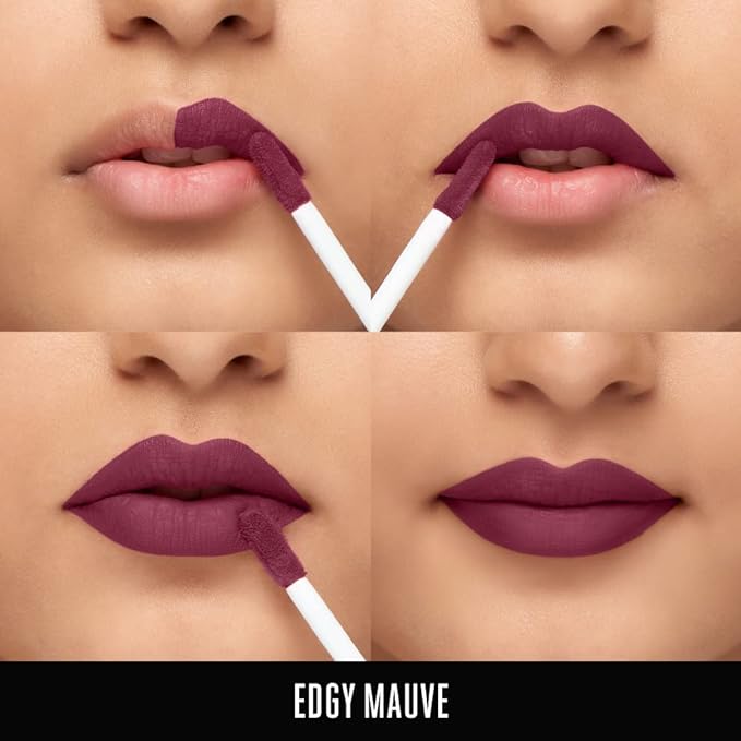 Lakmé 9to5 Primer + Matte Liquid Lip Color MM1 Edgy Mauve