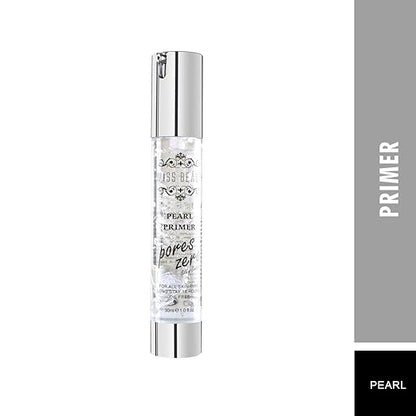 Swiss Beauty Pearl Primer, Prime Light, Face Makeup, Pearl-Pores, 30ml - Long Stay, Oil Free, All Skin Type, Primer for Face Makeup