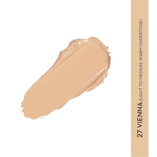 SUGAR Cosmetics Mettle Cream To Powder Foundation, Matte, 27 Vienna (Light Medium, Warm Undertone) - 12 g