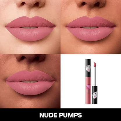 LAKMÉ Elle18 Lipstick Nude Pumps (Matte), Long Lasting