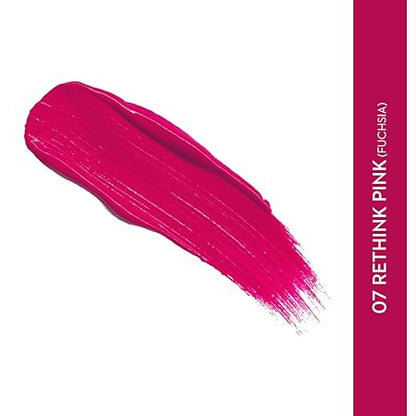 SUGAR Cosmetics - Smudge Me Not - Liquid Lipstick - 07 Rethink Pink (Fuchsia) - 4.5 ml - Ultra Matte Liquid Lipstick, Transferproof and Waterproof, Lasts Up to 12 hours