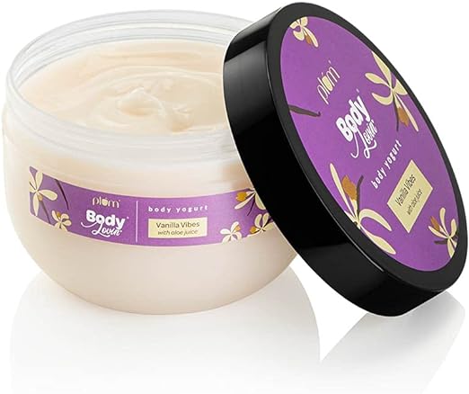 Plum BodyLovin' Vanilla Vibes Body Yogurt | Lightweight Hydration | Instant Cooling | Aloe-infused | Vanilla | All skin types | 100% Vegan