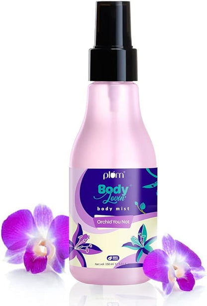 Plum BodyLovin' Orchid-You-Not Body Mist | Long Lasting perfume | Floral Fragrance for women | Fine Fragrance | Fine Fragrance