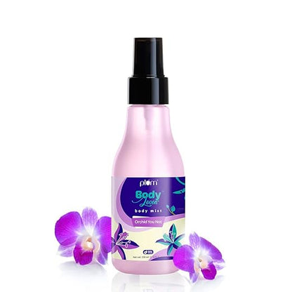 PACK OF 2 Plum BodyLovin' Orchid-You-Not Body Mist | Long Lasting perfume | Floral Fragrance for women | Fine Fragrance | Fine Fragrance