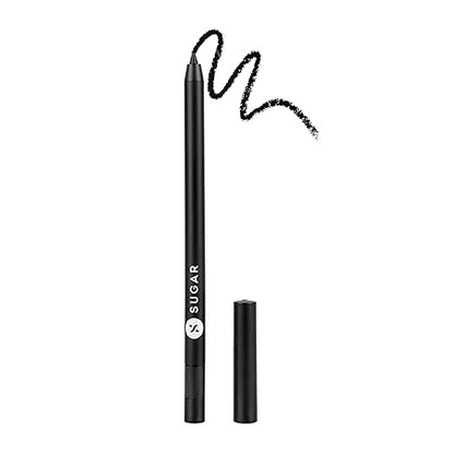 SUGAR Cosmetics Eyes Eyes Baby Gel Eyeliner - 01 Esmeralda | 16 Hrs Long wear Creamy Matte Finish | Smudge-proof & Transfer-proof | Intense Black Pigment Formula, 0.6 g